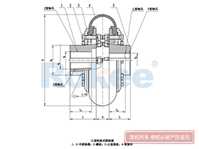LLA Elastic Tyre Coupling