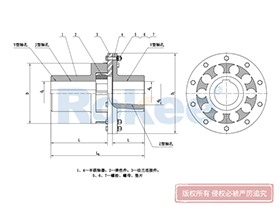 LMD/MLZ Plum-shaped Flexible Coupling